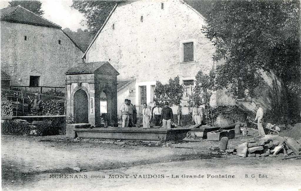 Echenans La Grande Fontaine Avant 1913